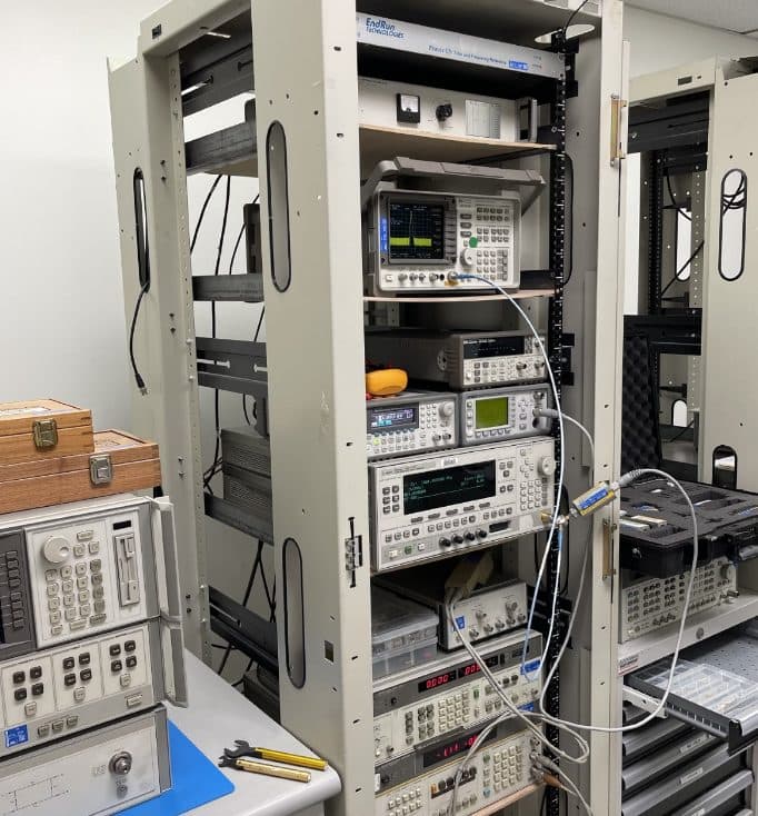 An automated RF and microwave calibration rack